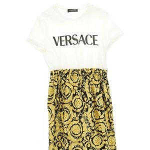 100% Aunthentic versace girls dress.
